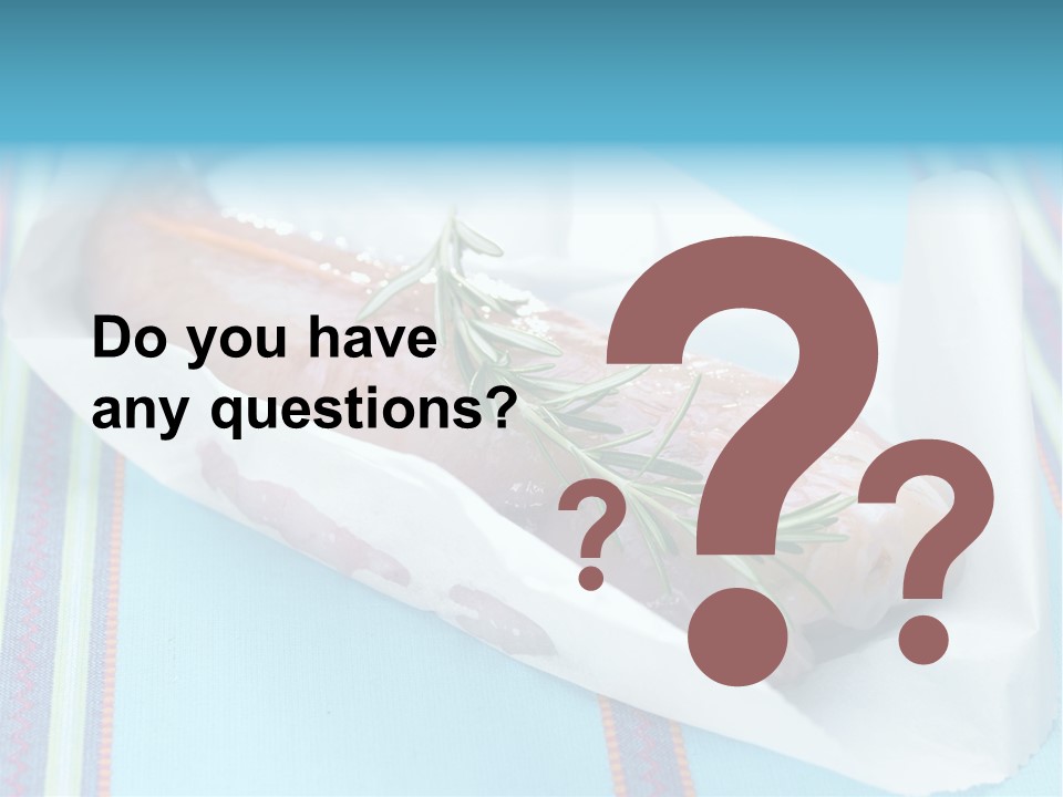 Color Ingredient Fish PowerPoint Template