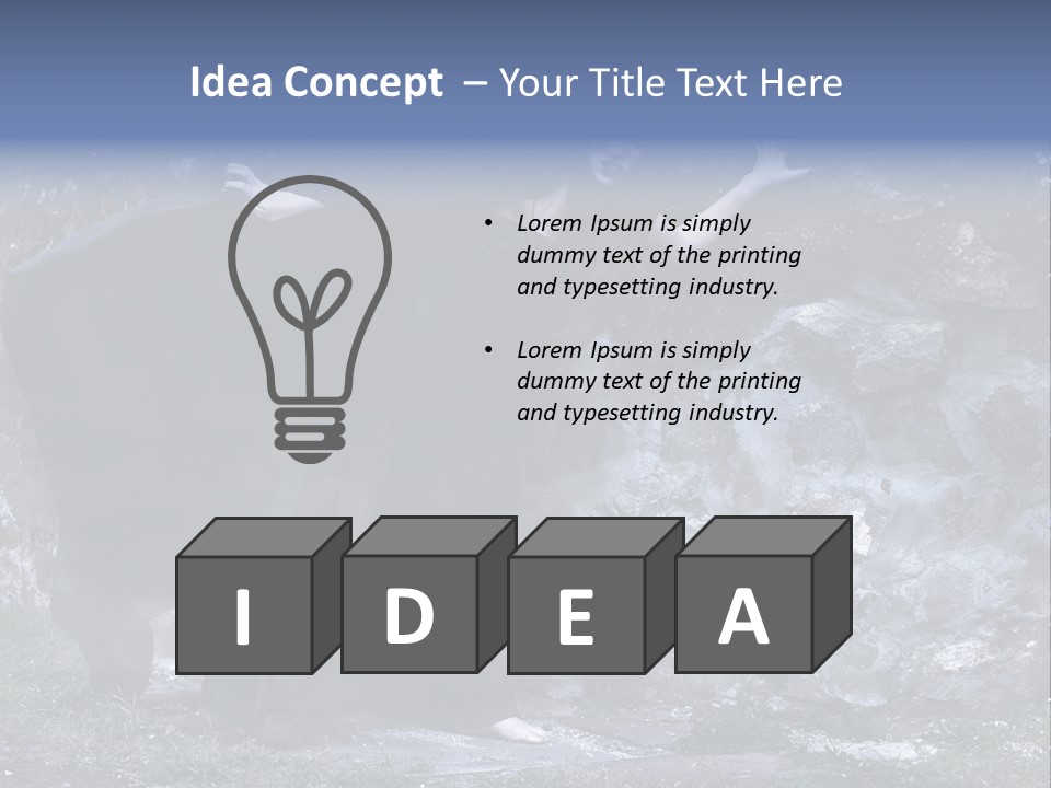 Fear Vampire Devil PowerPoint Template