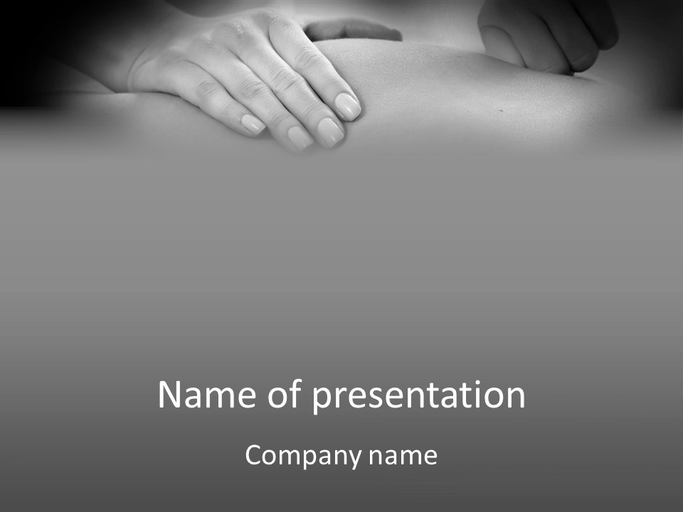 Physical Therapy Heal Patient PowerPoint Template