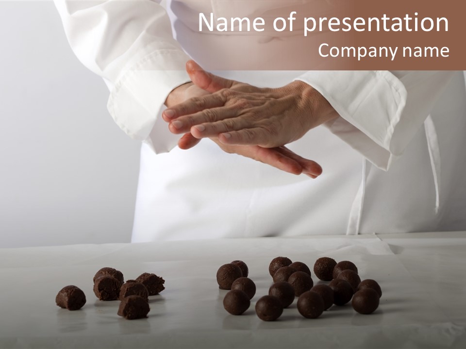 Preparation Gastronomy Brown PowerPoint Template