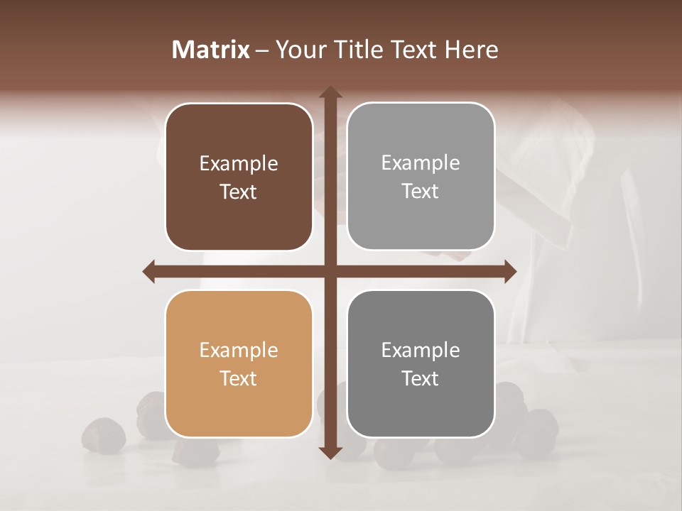 Preparation Gastronomy Brown PowerPoint Template