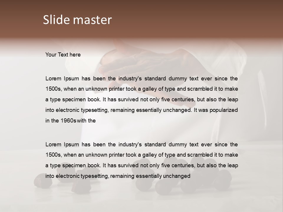 Preparation Gastronomy Brown PowerPoint Template