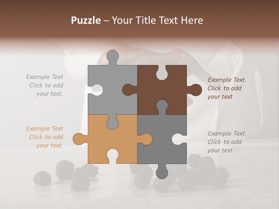 Preparation Gastronomy Brown PowerPoint Template