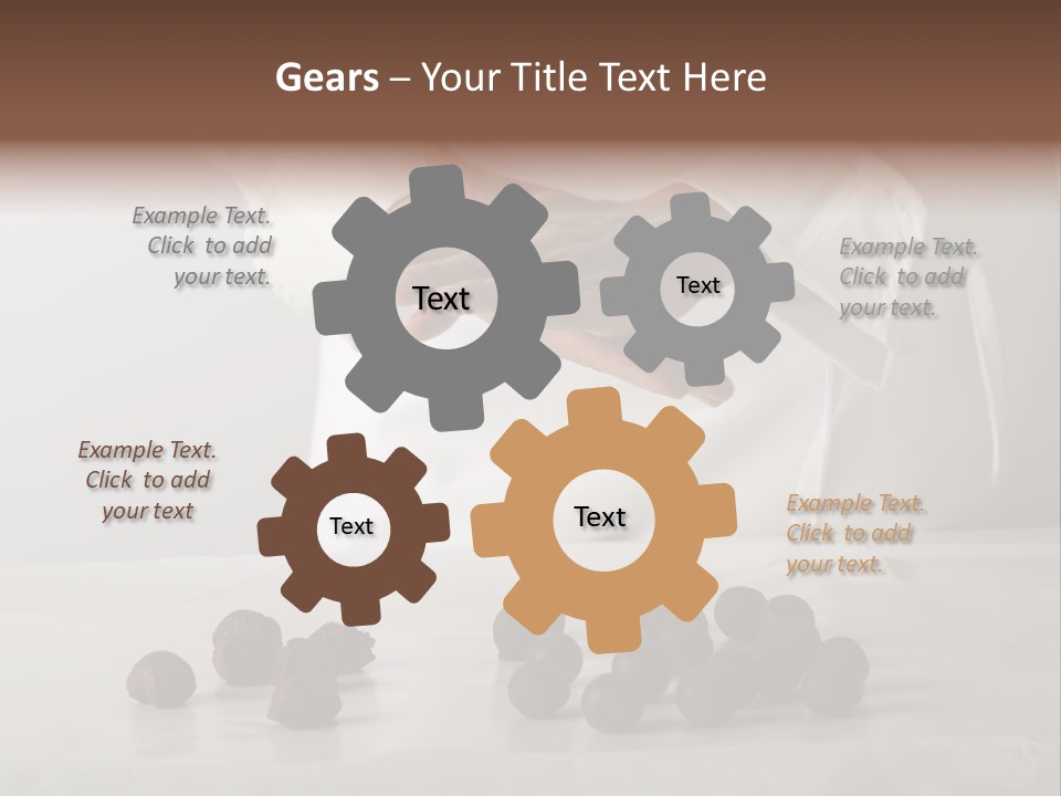 Preparation Gastronomy Brown PowerPoint Template