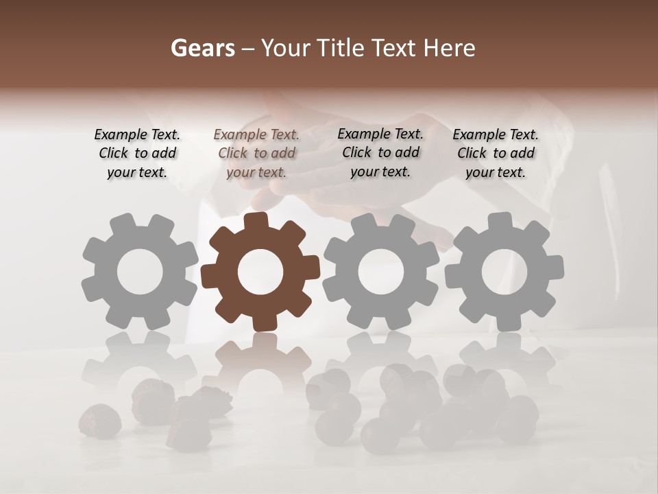 Preparation Gastronomy Brown PowerPoint Template