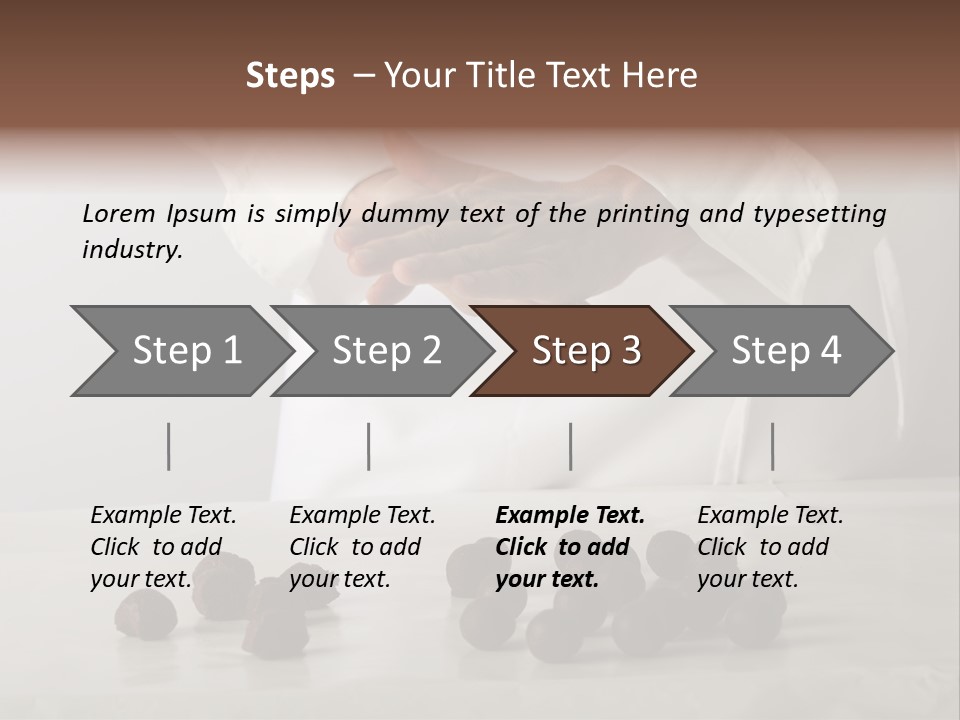 Preparation Gastronomy Brown PowerPoint Template