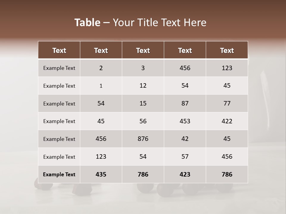 Preparation Gastronomy Brown PowerPoint Template