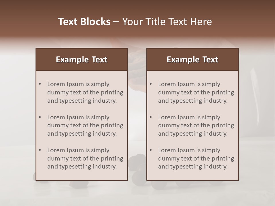 Preparation Gastronomy Brown PowerPoint Template