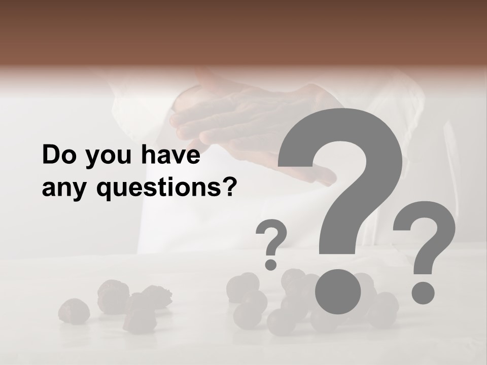 Preparation Gastronomy Brown PowerPoint Template