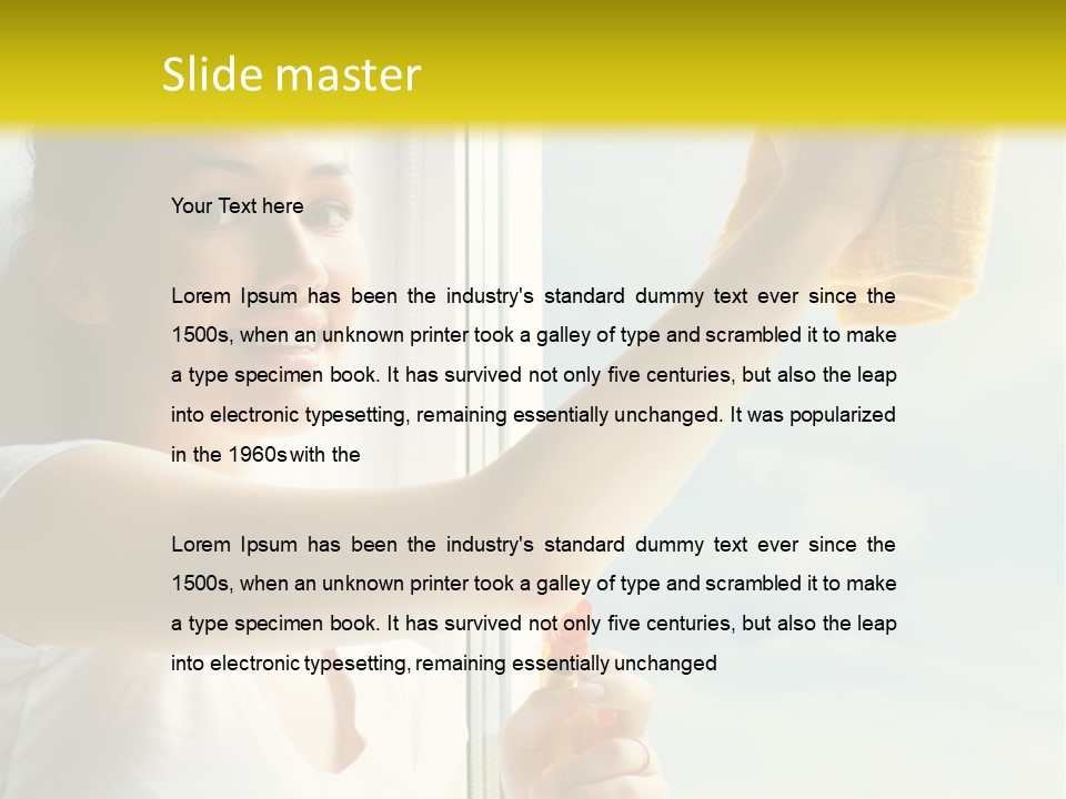 Routine Occupation Housework PowerPoint Template