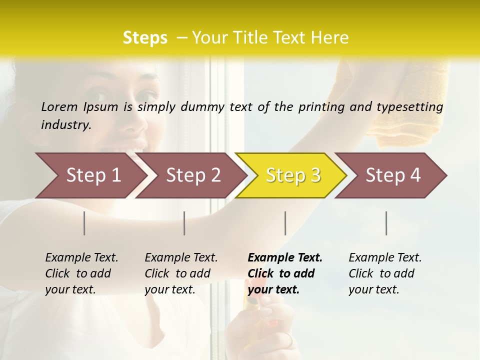 Routine Occupation Housework PowerPoint Template