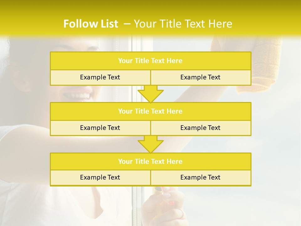 Routine Occupation Housework PowerPoint Template