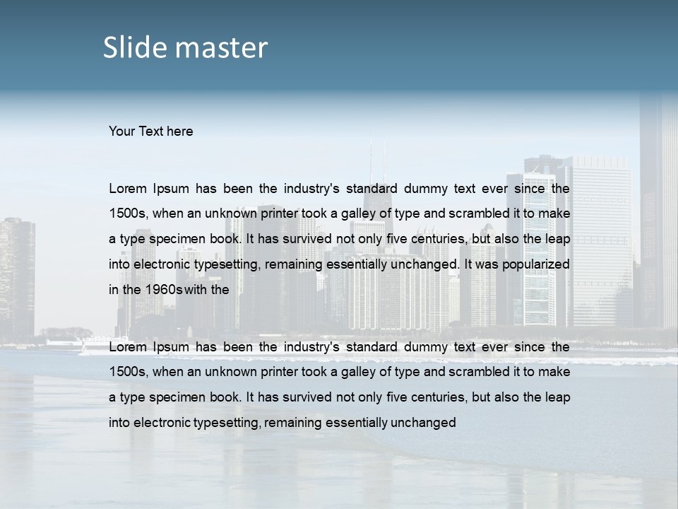 Panorama Reflection Real PowerPoint Template