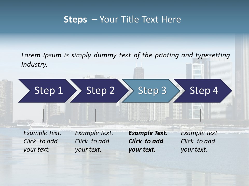 Panorama Reflection Real PowerPoint Template