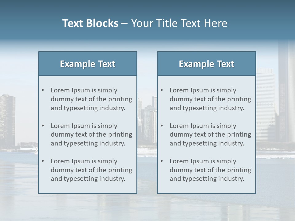 Panorama Reflection Real PowerPoint Template