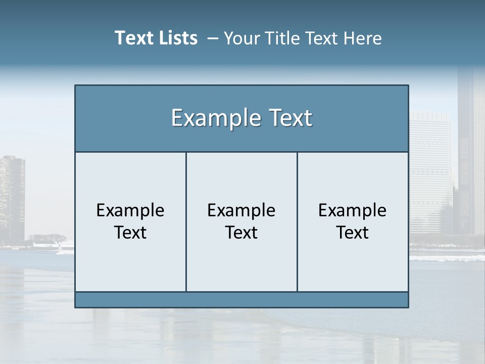 Panorama Reflection Real PowerPoint Template