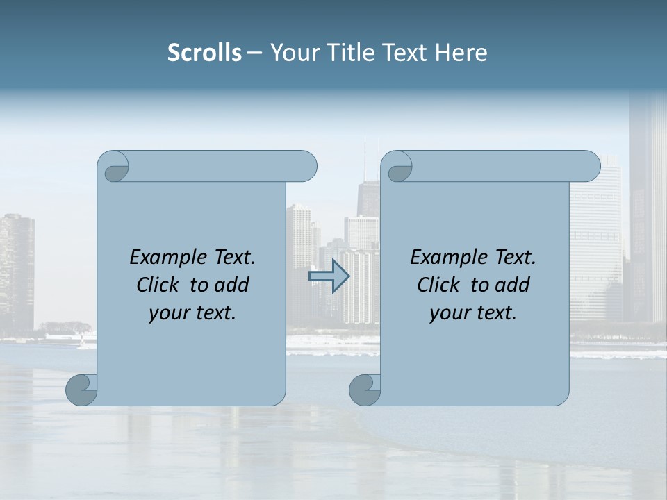 Panorama Reflection Real PowerPoint Template