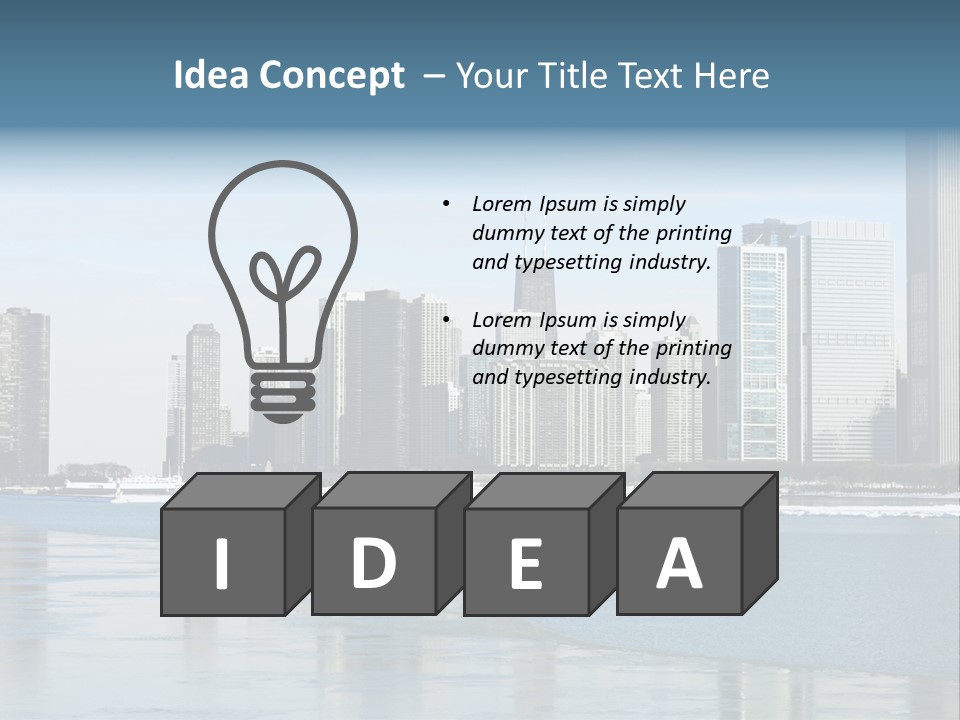 Panorama Reflection Real PowerPoint Template