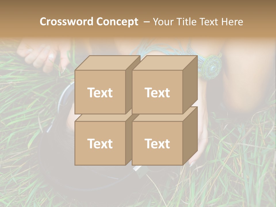 Relax Headphones Therapy PowerPoint Template