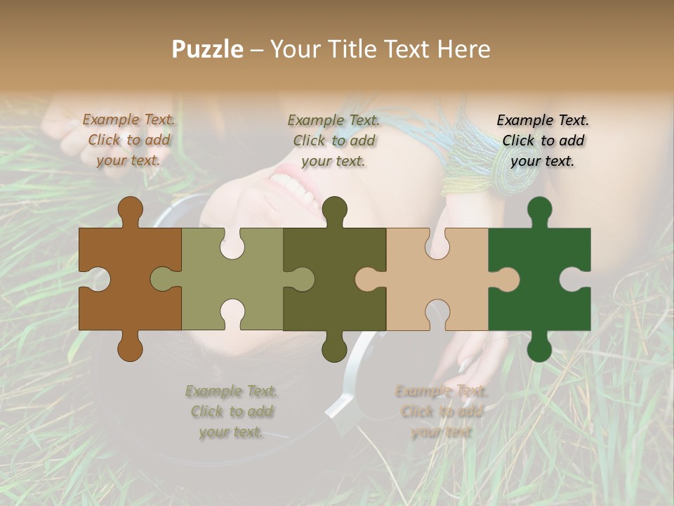 Relax Headphones Therapy PowerPoint Template