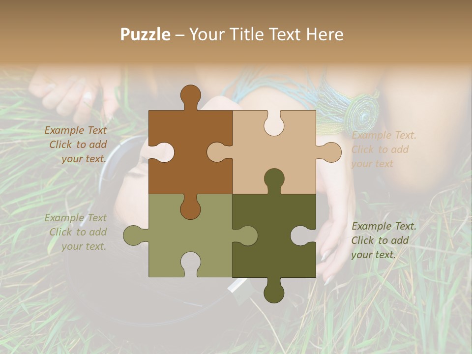 Relax Headphones Therapy PowerPoint Template