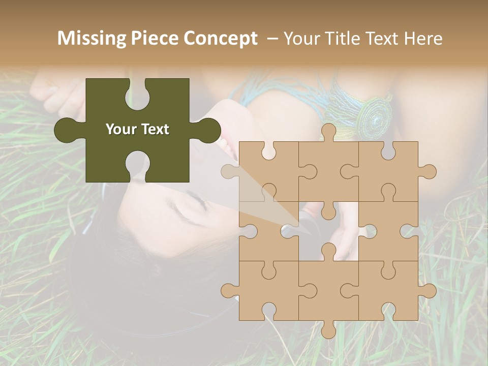 Relax Headphones Therapy PowerPoint Template