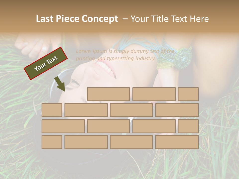Relax Headphones Therapy PowerPoint Template