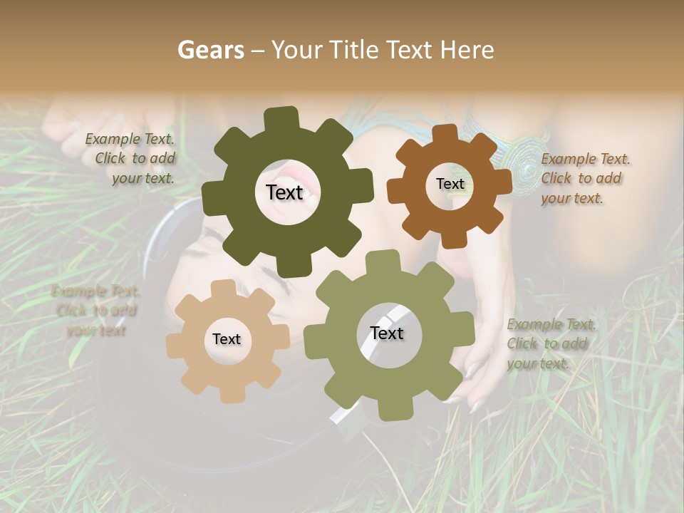 Relax Headphones Therapy PowerPoint Template