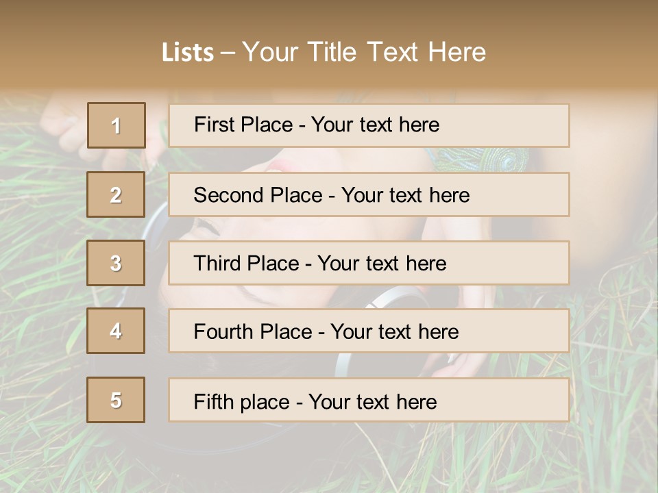 Relax Headphones Therapy PowerPoint Template