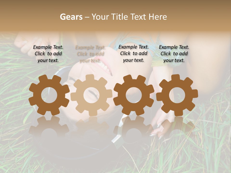 Relax Headphones Therapy PowerPoint Template