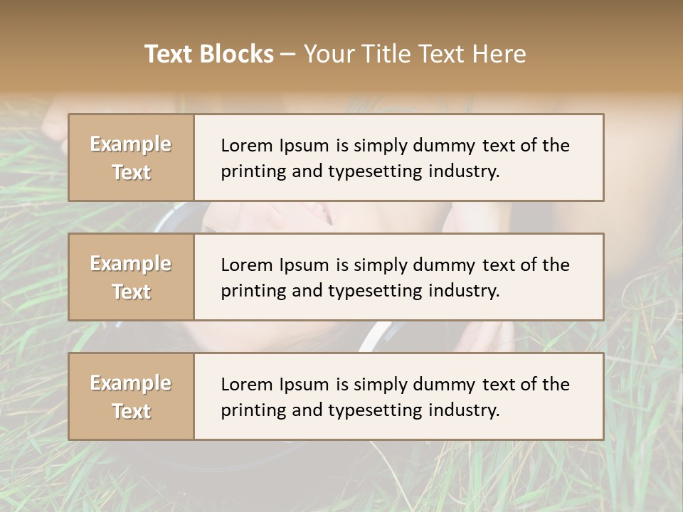 Relax Headphones Therapy PowerPoint Template