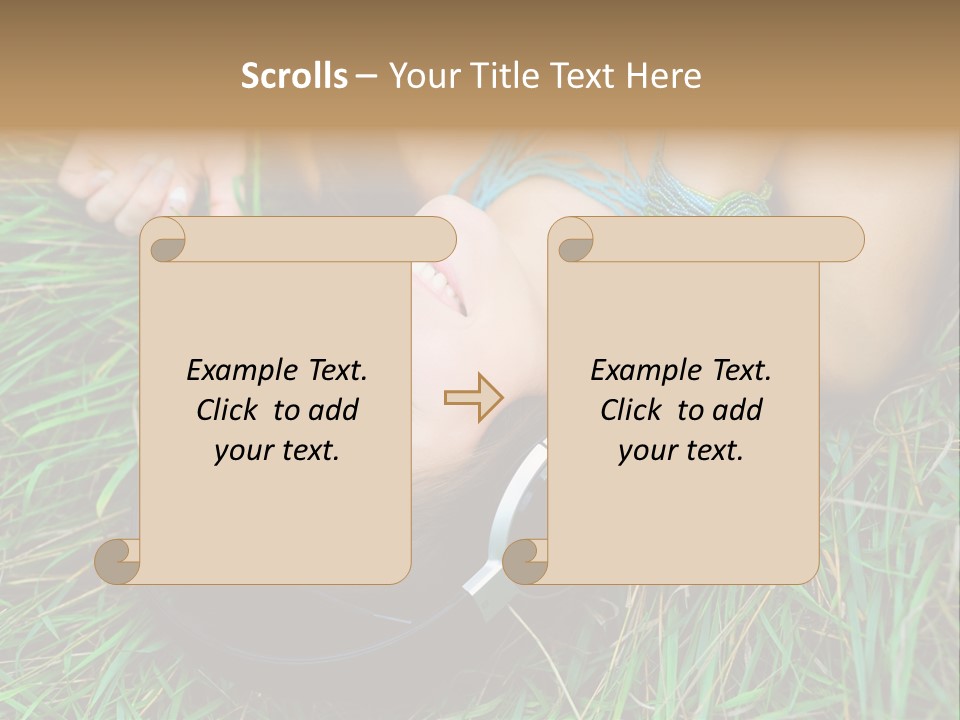 Relax Headphones Therapy PowerPoint Template