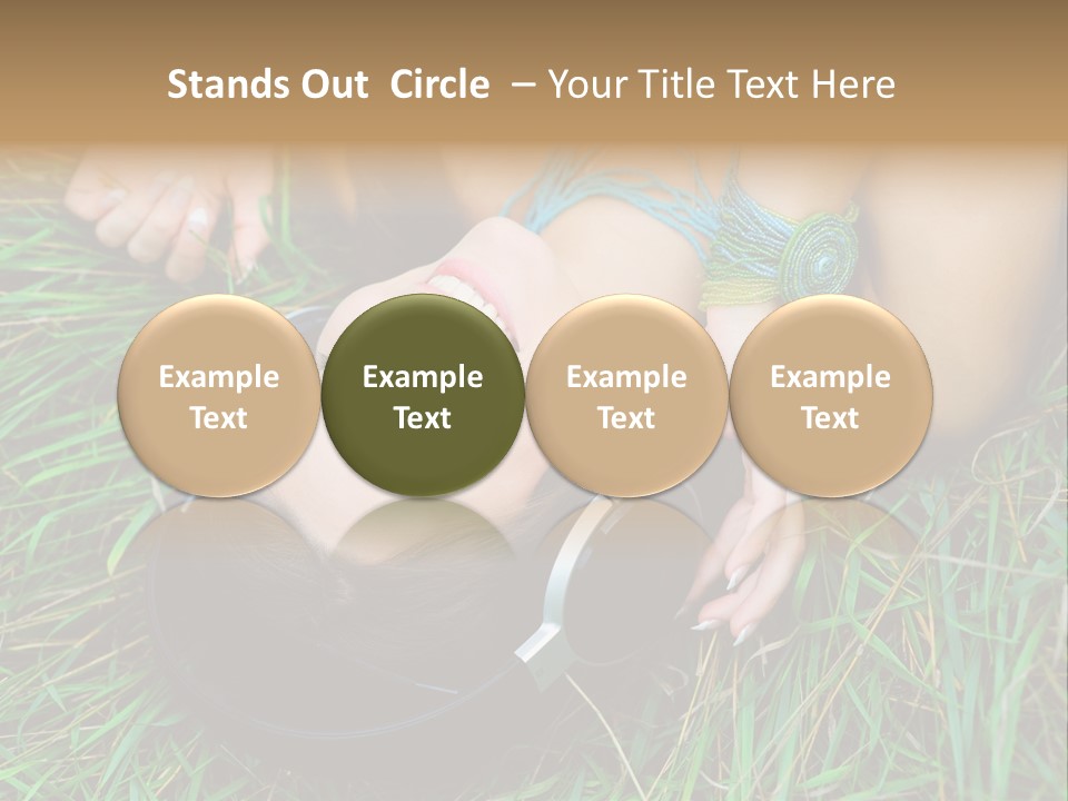 Relax Headphones Therapy PowerPoint Template