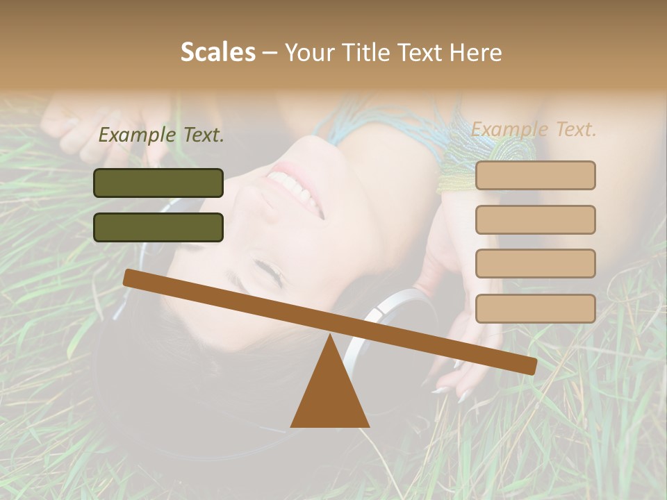 Relax Headphones Therapy PowerPoint Template