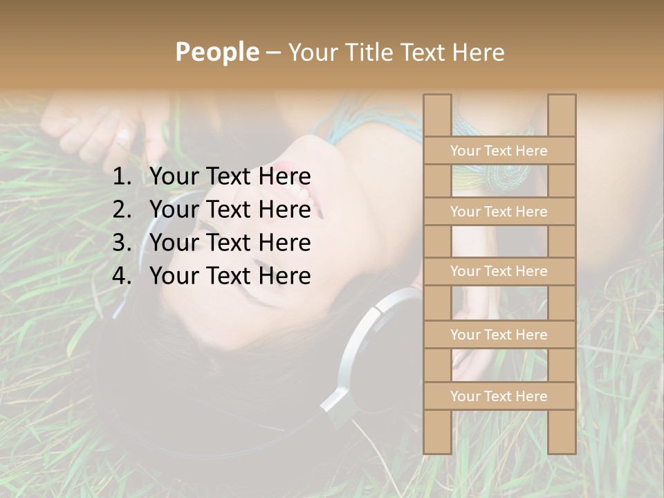 Relax Headphones Therapy PowerPoint Template
