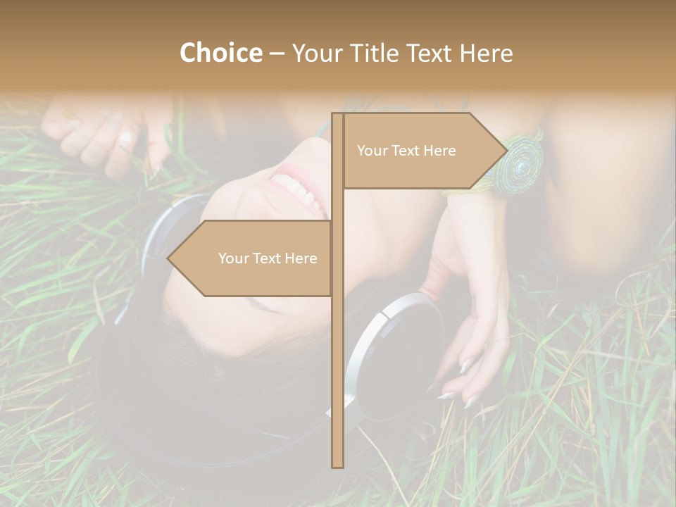 Relax Headphones Therapy PowerPoint Template