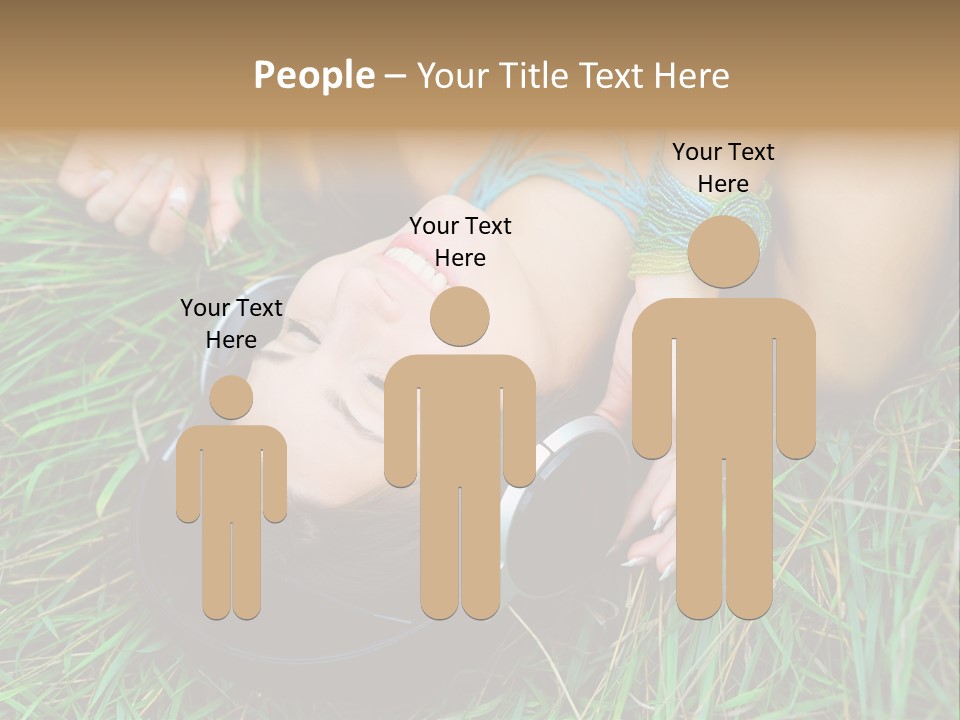 Relax Headphones Therapy PowerPoint Template