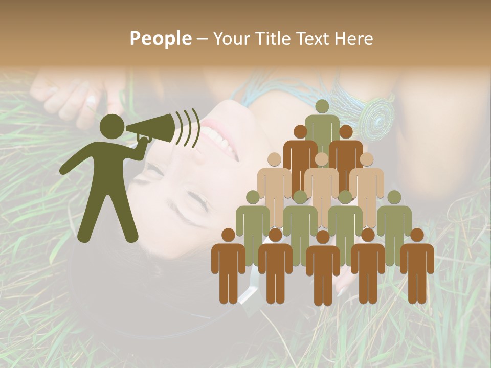 Relax Headphones Therapy PowerPoint Template