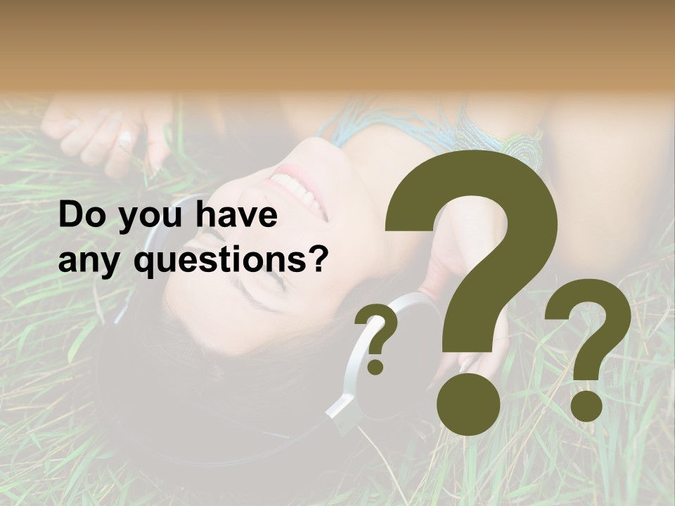 Relax Headphones Therapy PowerPoint Template