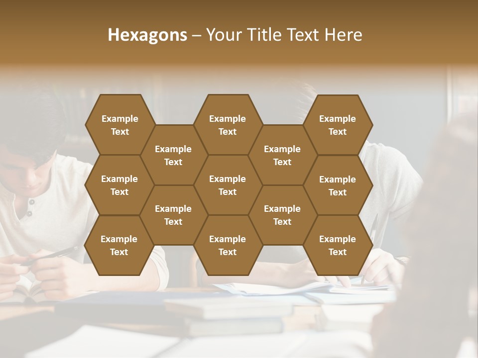 Notes Three People Happy PowerPoint Template