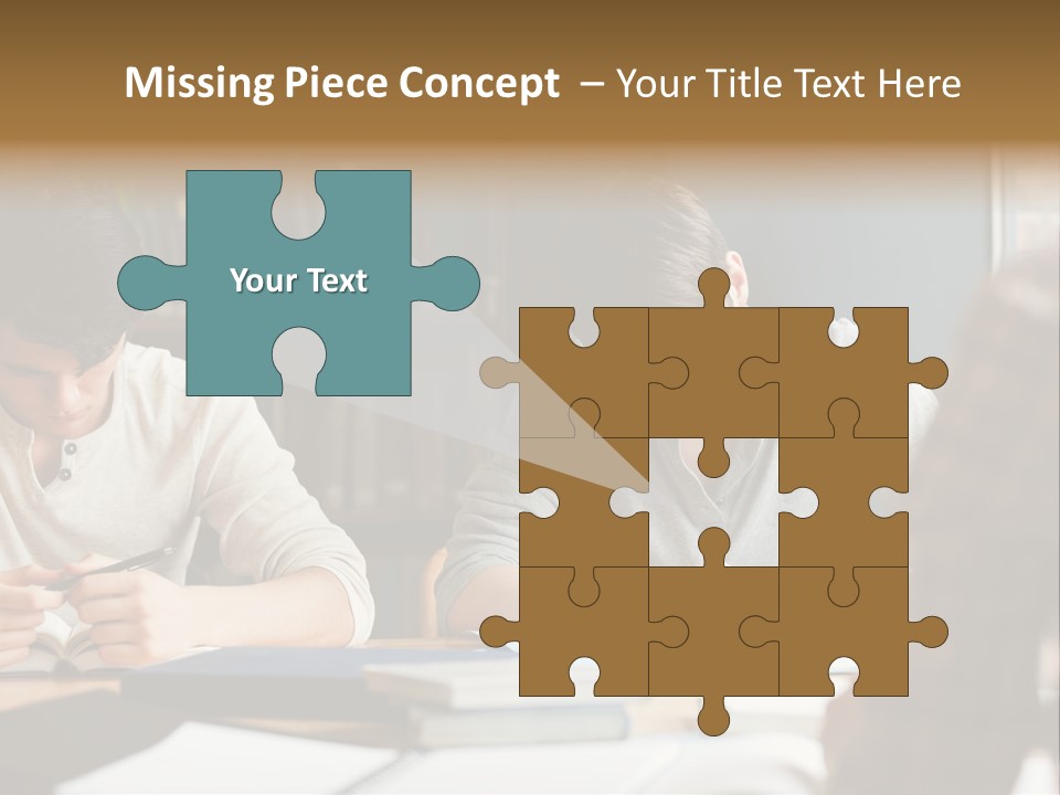 Notes Three People Happy PowerPoint Template