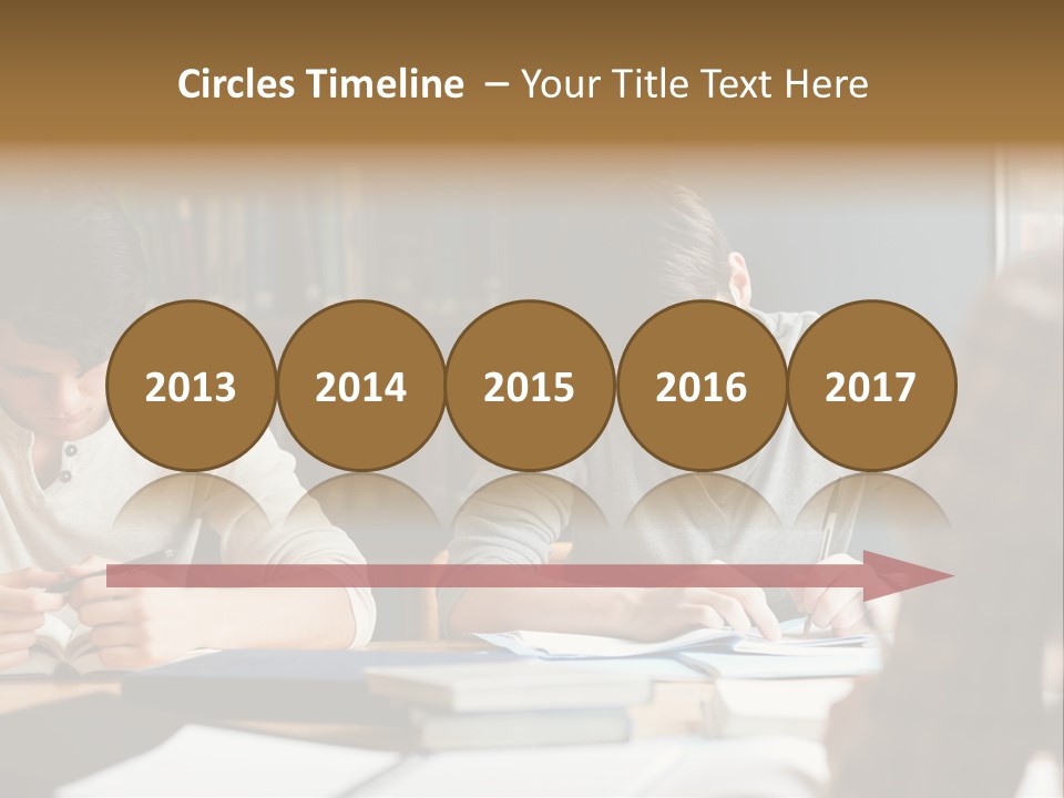 Notes Three People Happy PowerPoint Template