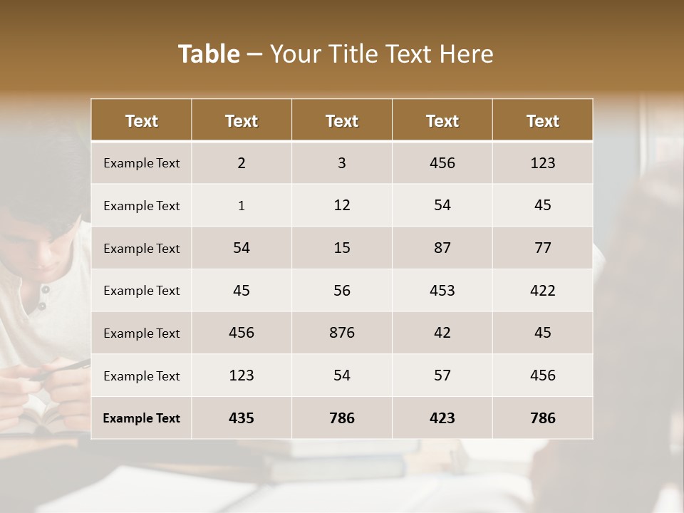 Notes Three People Happy PowerPoint Template