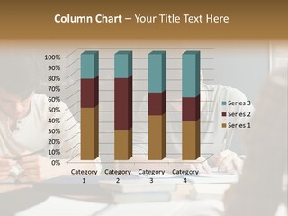 Notes Three People Happy PowerPoint Template