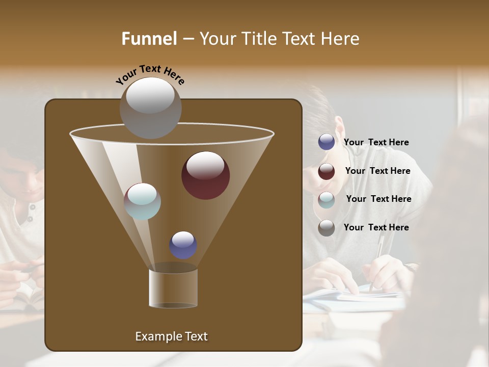 Notes Three People Happy PowerPoint Template