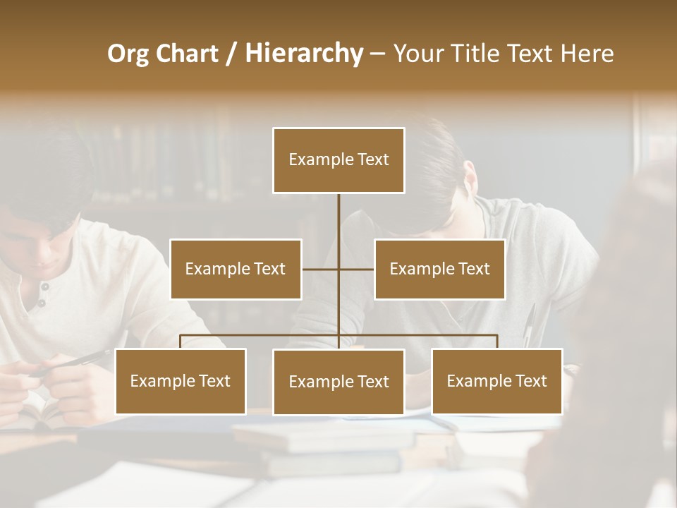 Notes Three People Happy PowerPoint Template