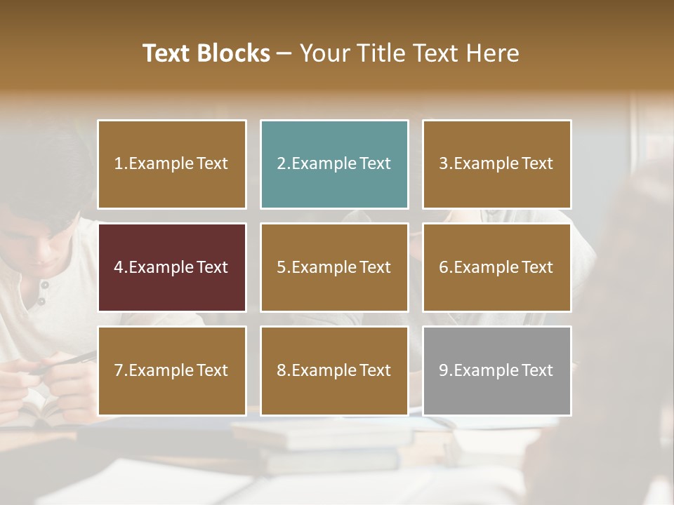 Notes Three People Happy PowerPoint Template