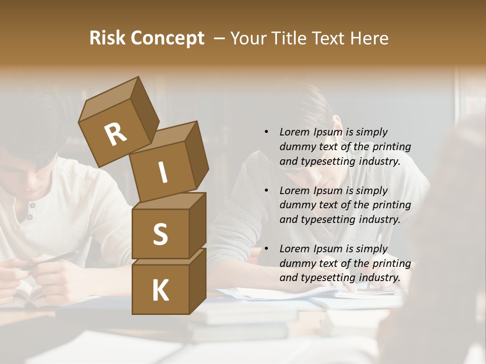 Notes Three People Happy PowerPoint Template