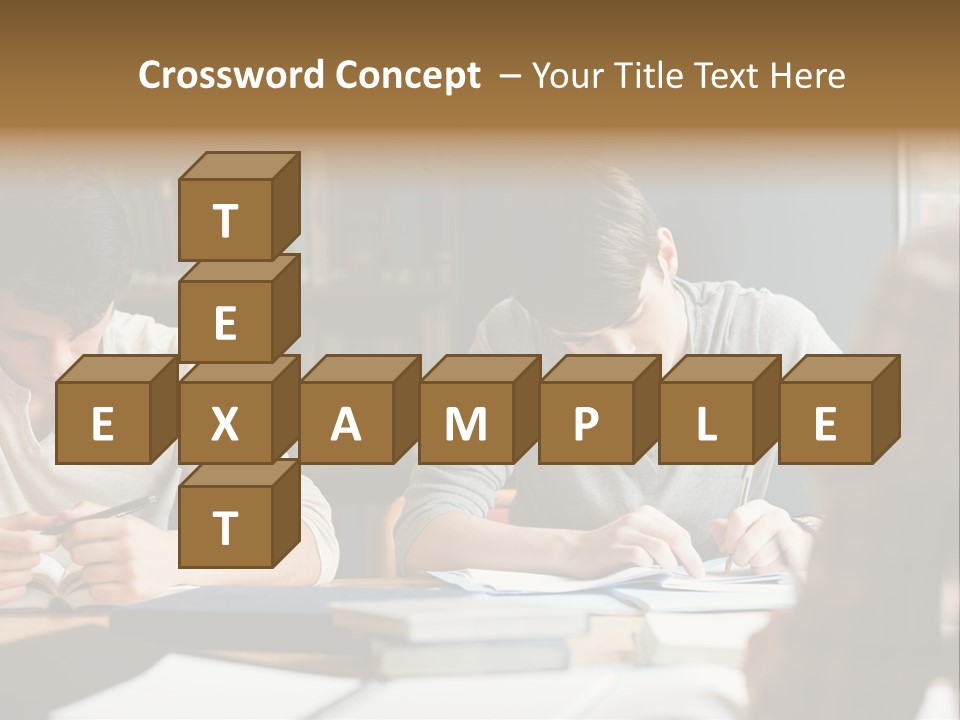 Notes Three People Happy PowerPoint Template