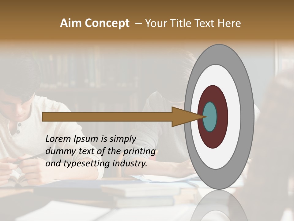 Notes Three People Happy PowerPoint Template